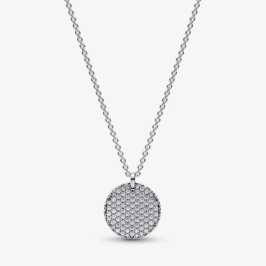 Pandora Timeless Pavé Round Pendant Necklace 1