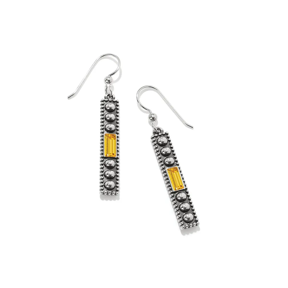 Pretty Tough Gem French Wire Earrings 1