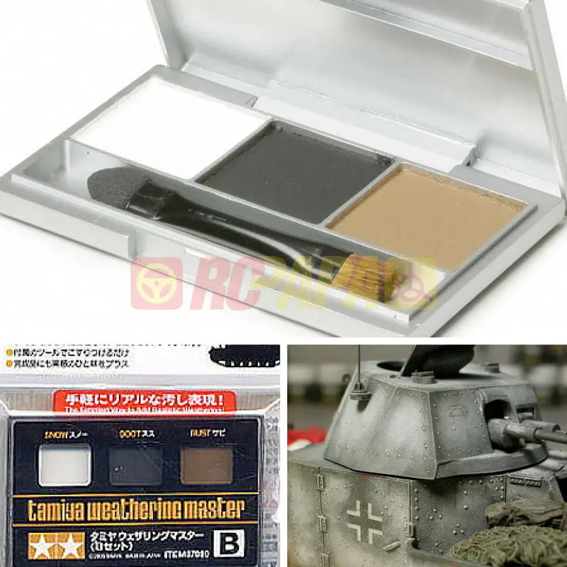 Tamiya 87080 Weathering Master B Set Snow Soot Rust 1