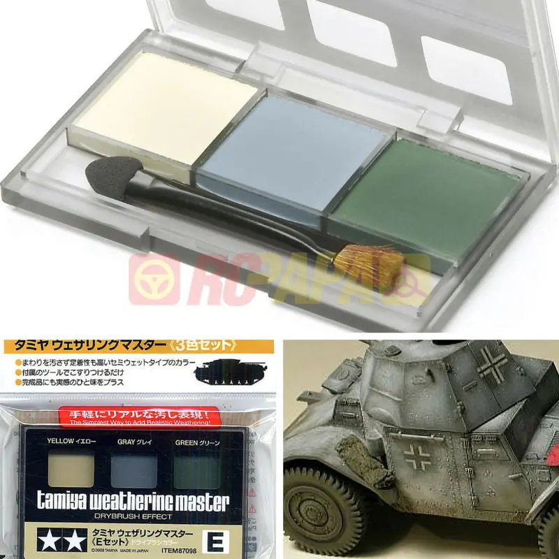 Tamiya 87098 Weathering Master E Set Yellow Gray Green 1