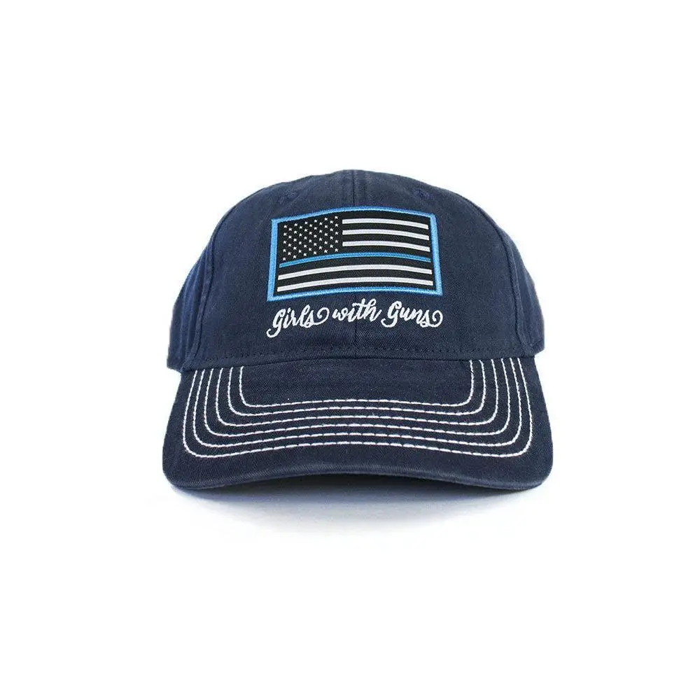 Thin Blue Line Vintage Trucker Hat 1