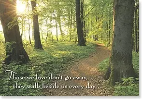 Sympathy Card | Walk Beside Us 1