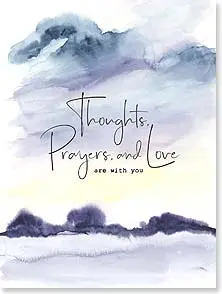 Sympathy Card | Thoughts, Prayers, Love 1