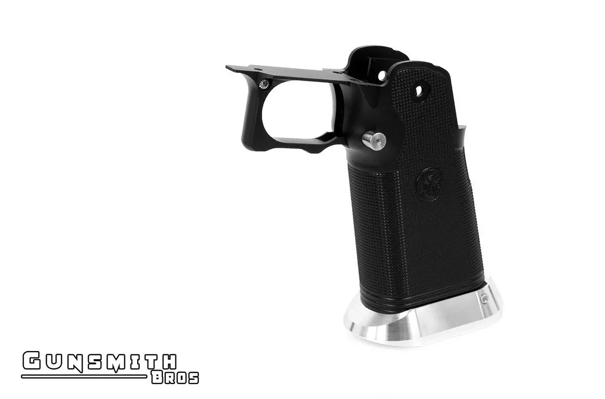 Gunsmith Bros Aluminum Grip For Hi-Capa Type 04 (Limcat) - Black #Gb-G-04-Bk 1