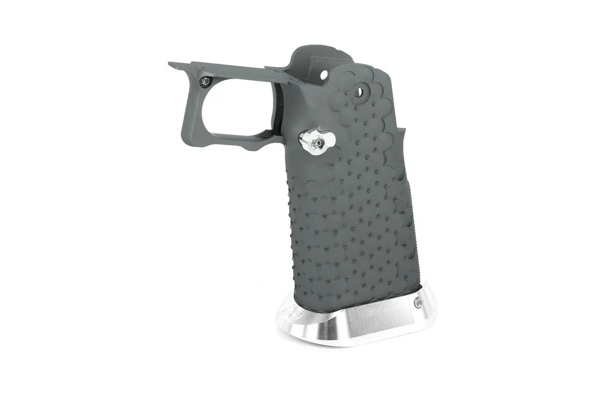 Gunsmith Bros Aggressive Ver Aluminum Grip For Hi-Capa- Grey #Gb-G-07-Gy 1