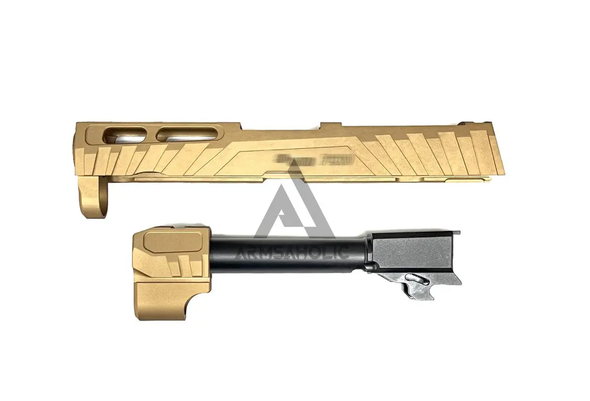 Nova Cnc Aluminum P320 Spectre Comp Slide Set For Sig Air M17/ M18 Gbb Series - Tan 1