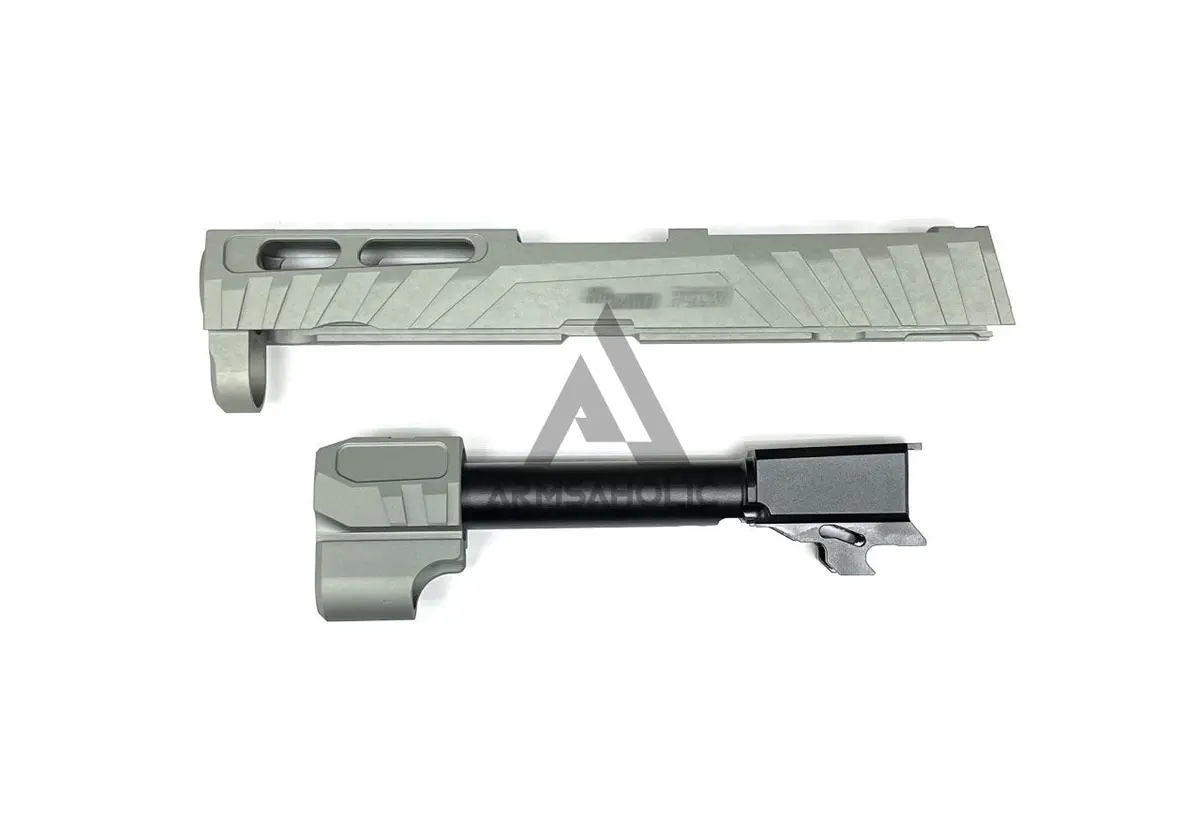Nova Cnc Aluminum P320 Spectre Comp Slide Set For Sig Air M17/ M18 Gbb Series - Grey 1