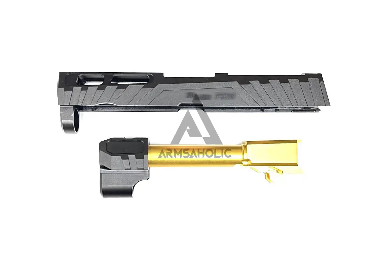 Nova Cnc Aluminum P320 Spectre Comp Slide Set For Sig Air M17/ M18 Gbb Series - Black 1