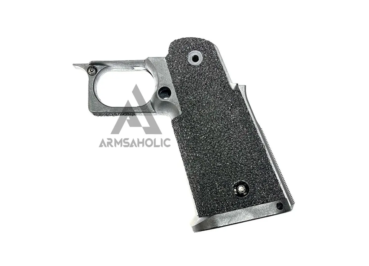 Armsaholic Custom S-Style Block Barrel Jw3 Style Stipple Lower Frame 02 For Marui Hi-Capa Airsoft Gbb 1