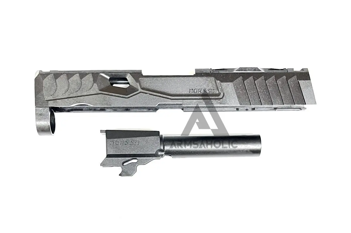 Nova Cnc Steel P320 Nos Reptile Cut Slide Set For Umarex Sig M18 Gbb Series - Black 1