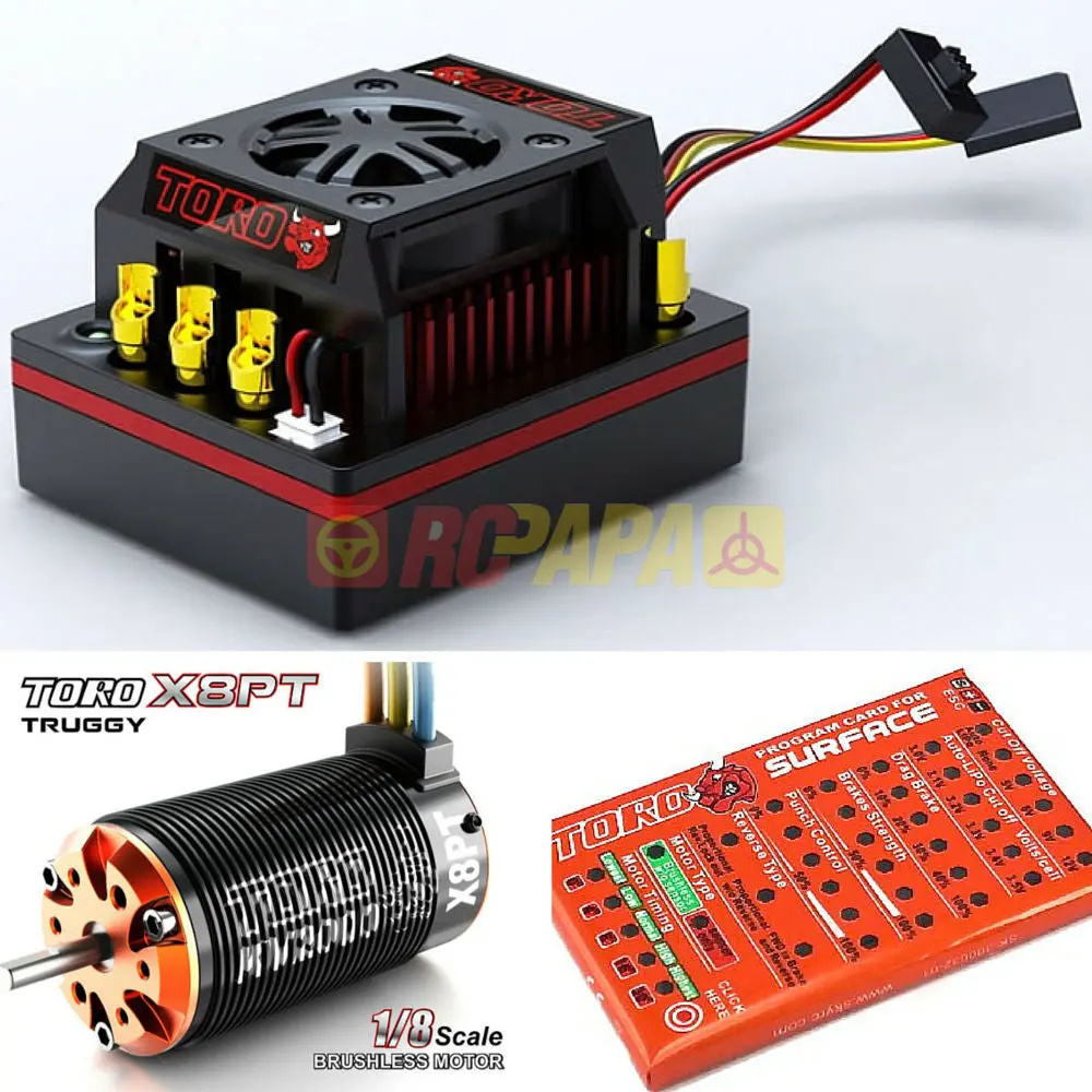 Skyrc Toro 8 150A X8pt Brushless Combo For 1/8 Truggy 1