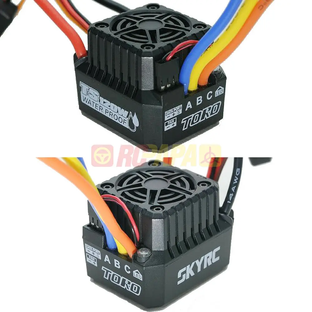 Skyrc Toro Ts120w 120A Waterproof Brushless Esc 1/10 Rc 1