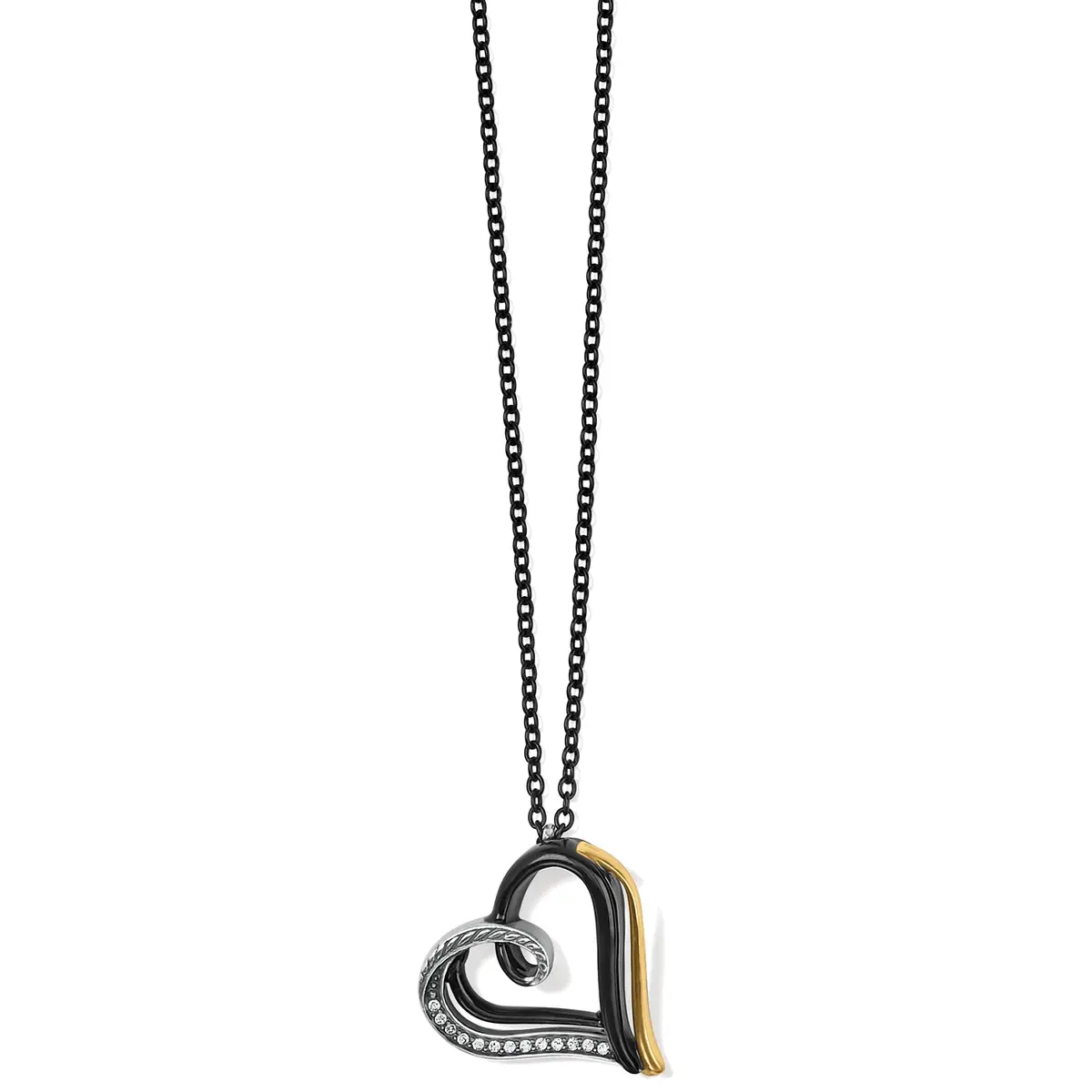 Neptune's Rings Night Heart Necklace 1