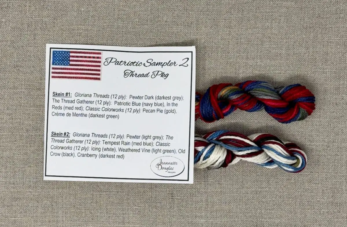 Patriotic Sampler 2 Thread Pack 1