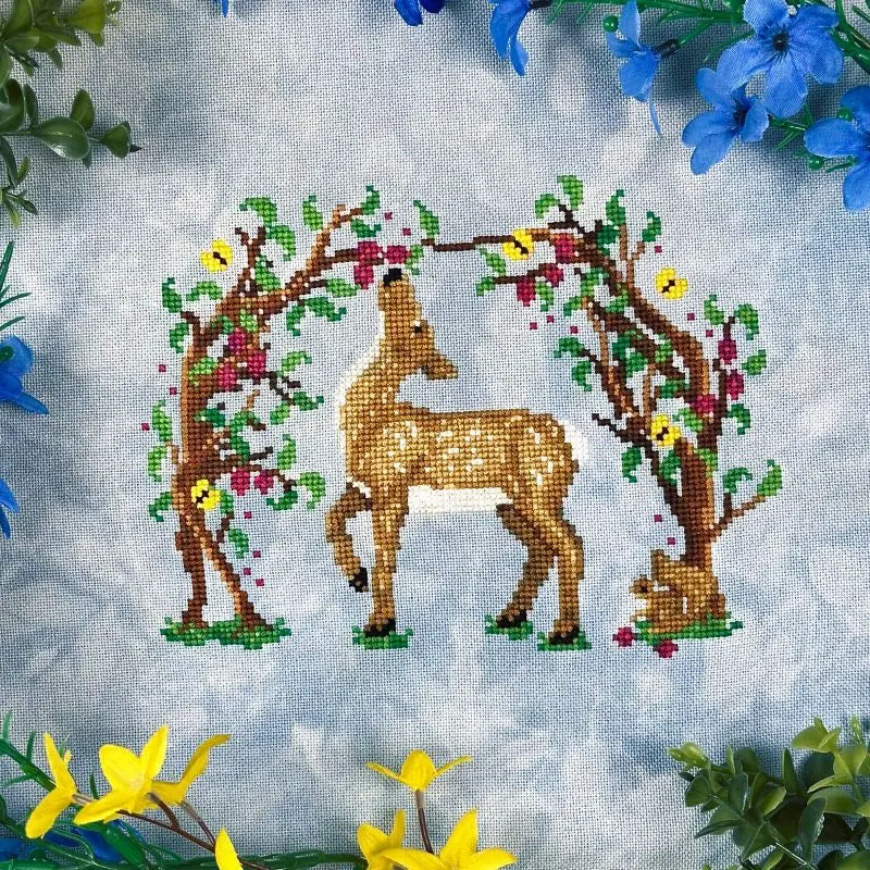 Deer In The Brambles 1