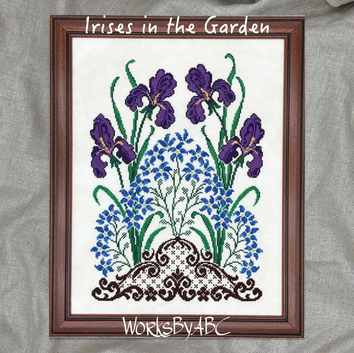 Irises In The Garden 1