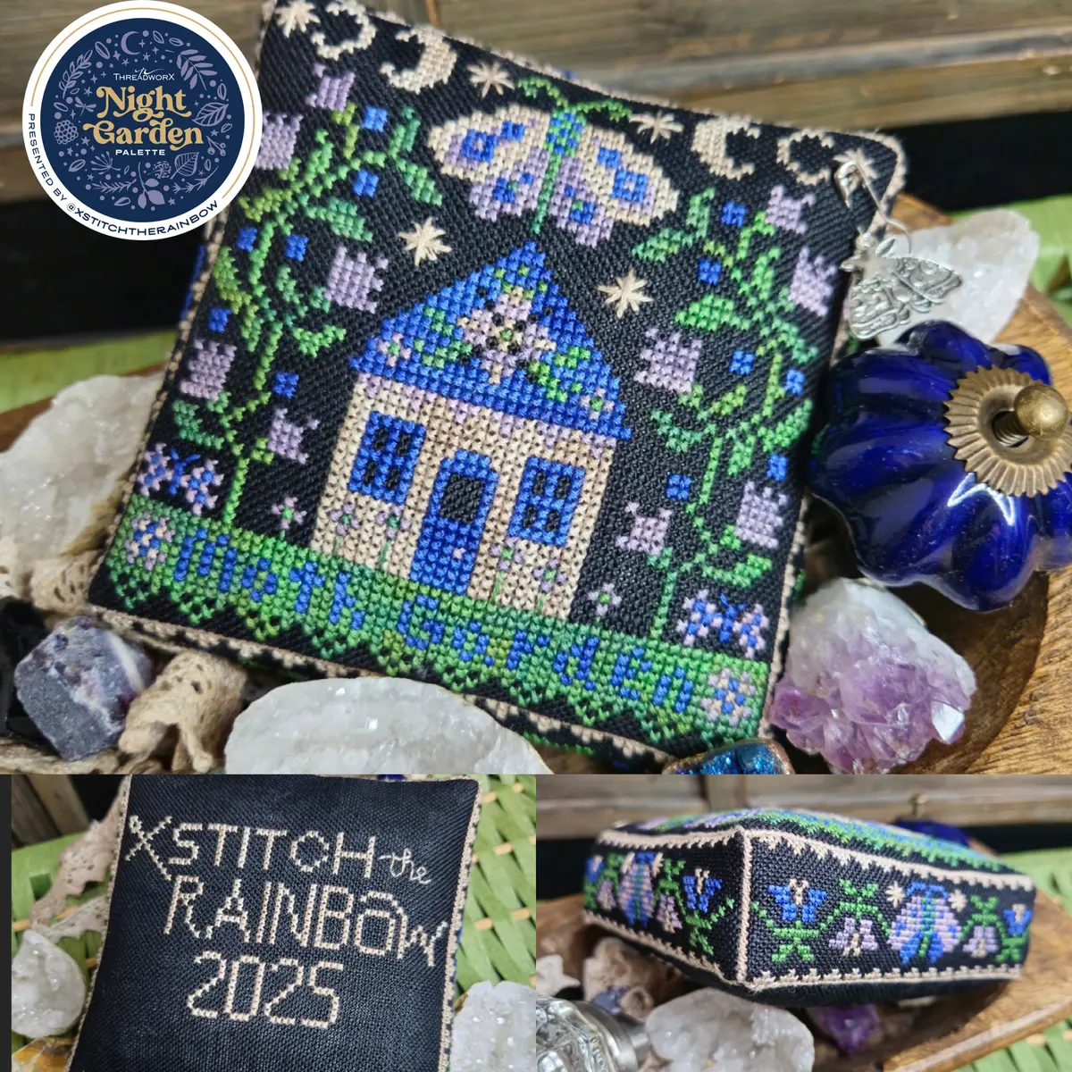 Moonlit Cottage- Night Garden 1