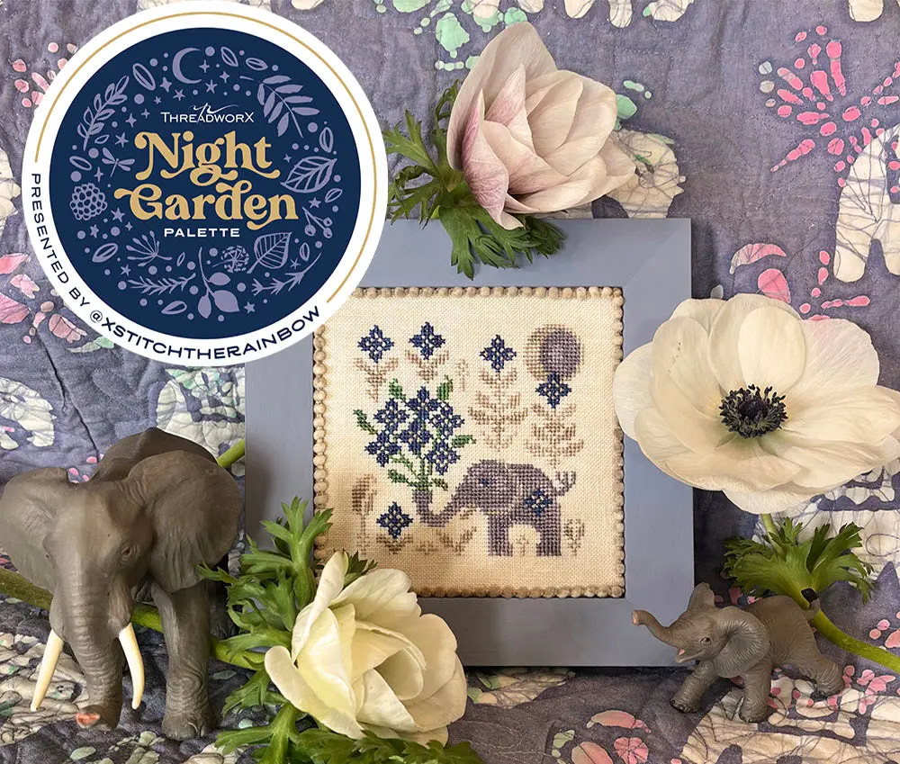 Forget-Me-Nots- Night Garden 1