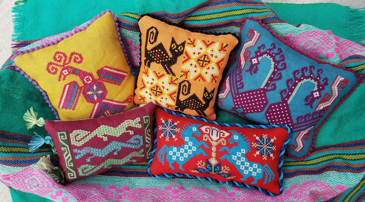 Mexican Menagerie: Jewel Tones 1