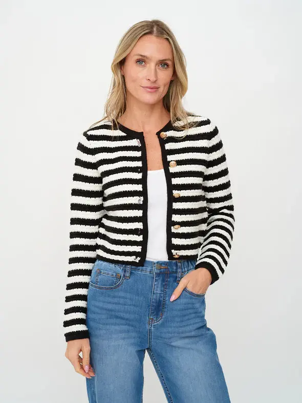 Hannah Striped Cardigan 1