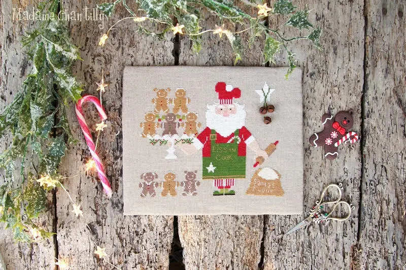 Santa And The Gingerbreads 1