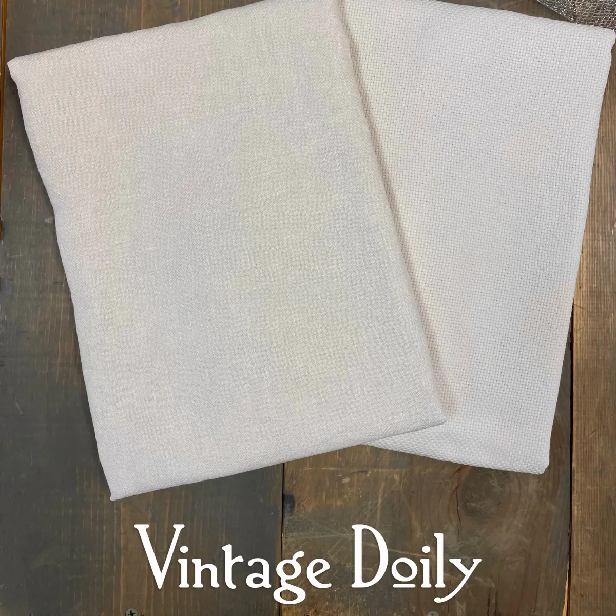 36 Count Vintage Doily Linen 1