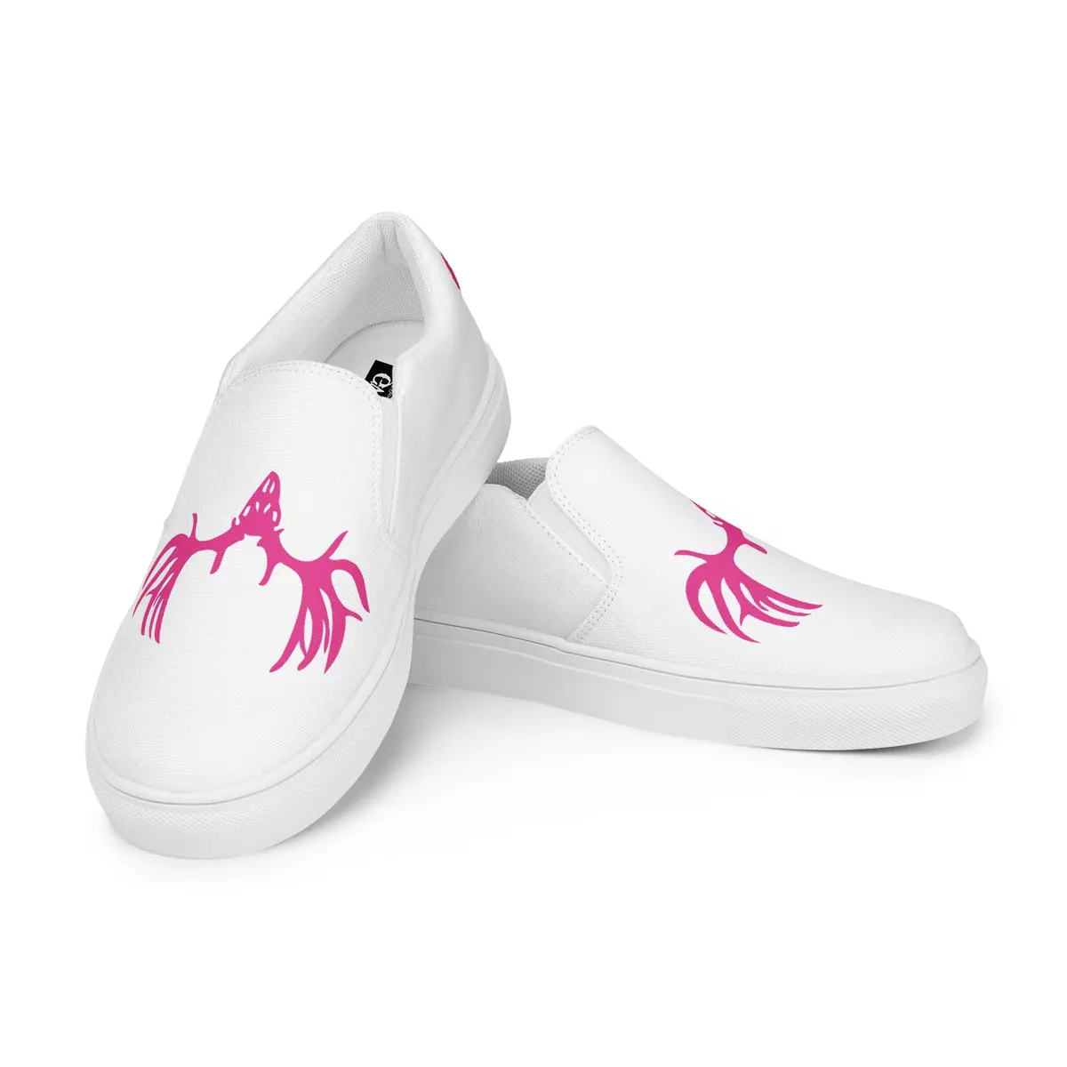 Buck Head Women's Classic White Canvas Slip-On Shoes