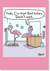 Birthday Card | Flamingo 1