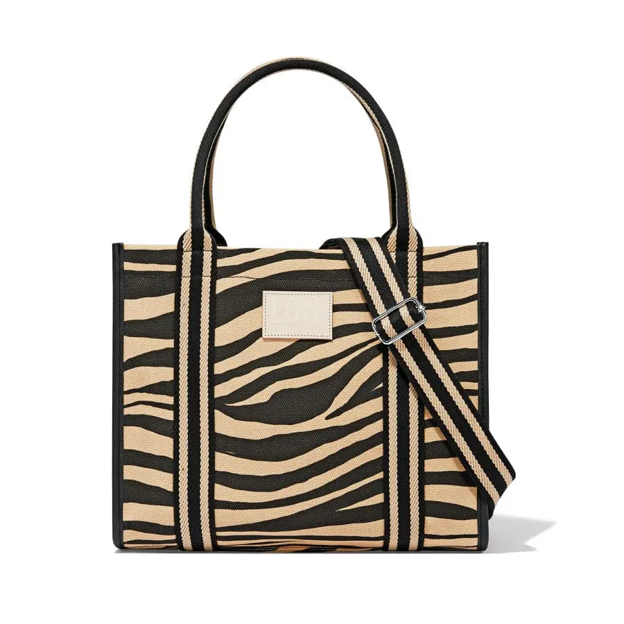 Zebra Love Canvas Carryall 1