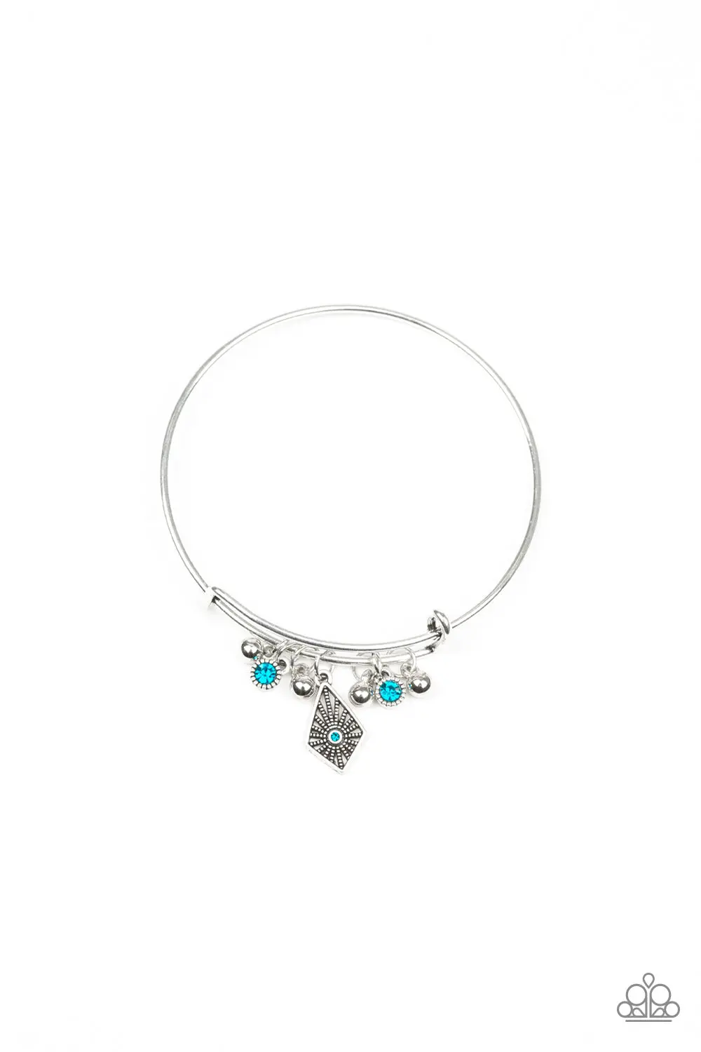 Paparazzi Treasure Charms - Blue 1
