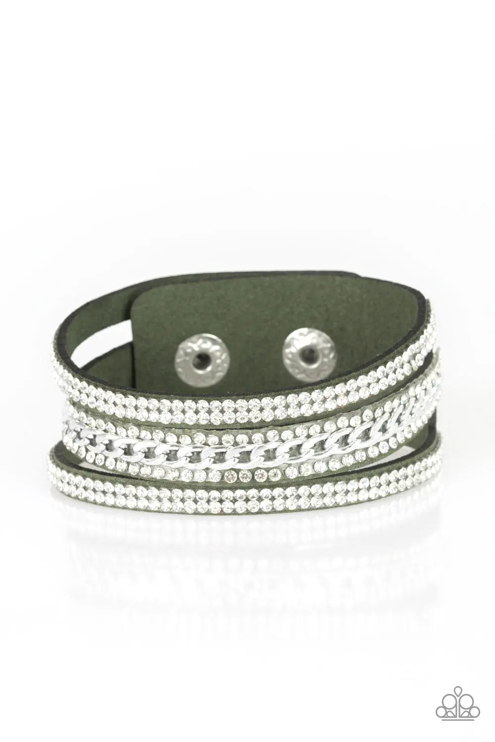 Paparazzi Rollin In Rhinestones - Green 1