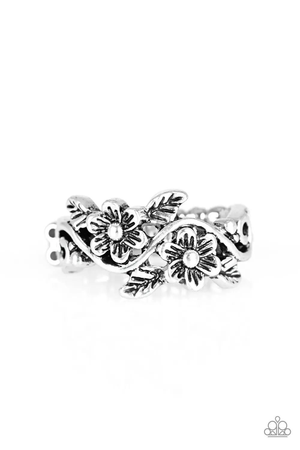 Paparazzi Stop And Smell The Flowers - Silver 1