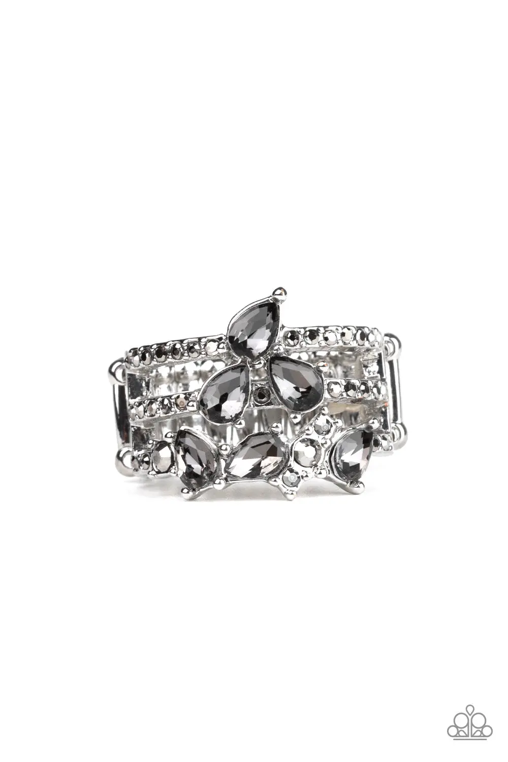 Paparazzi Blink Back Tiers - Silver 1