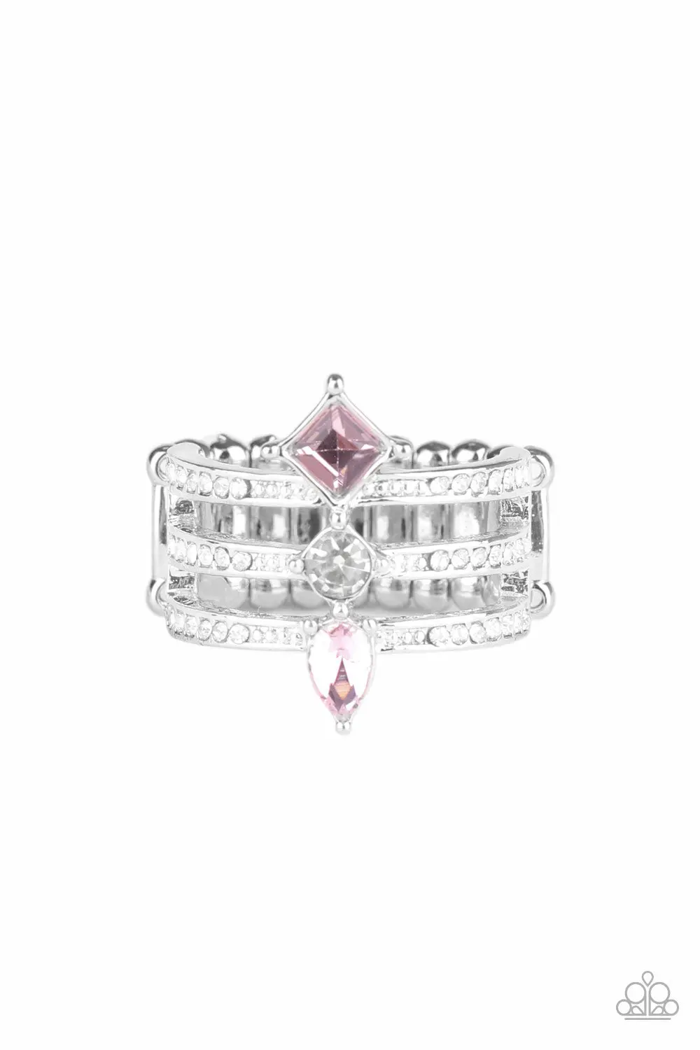 Paparazzi Triple Throne Twinkle - Pink 1
