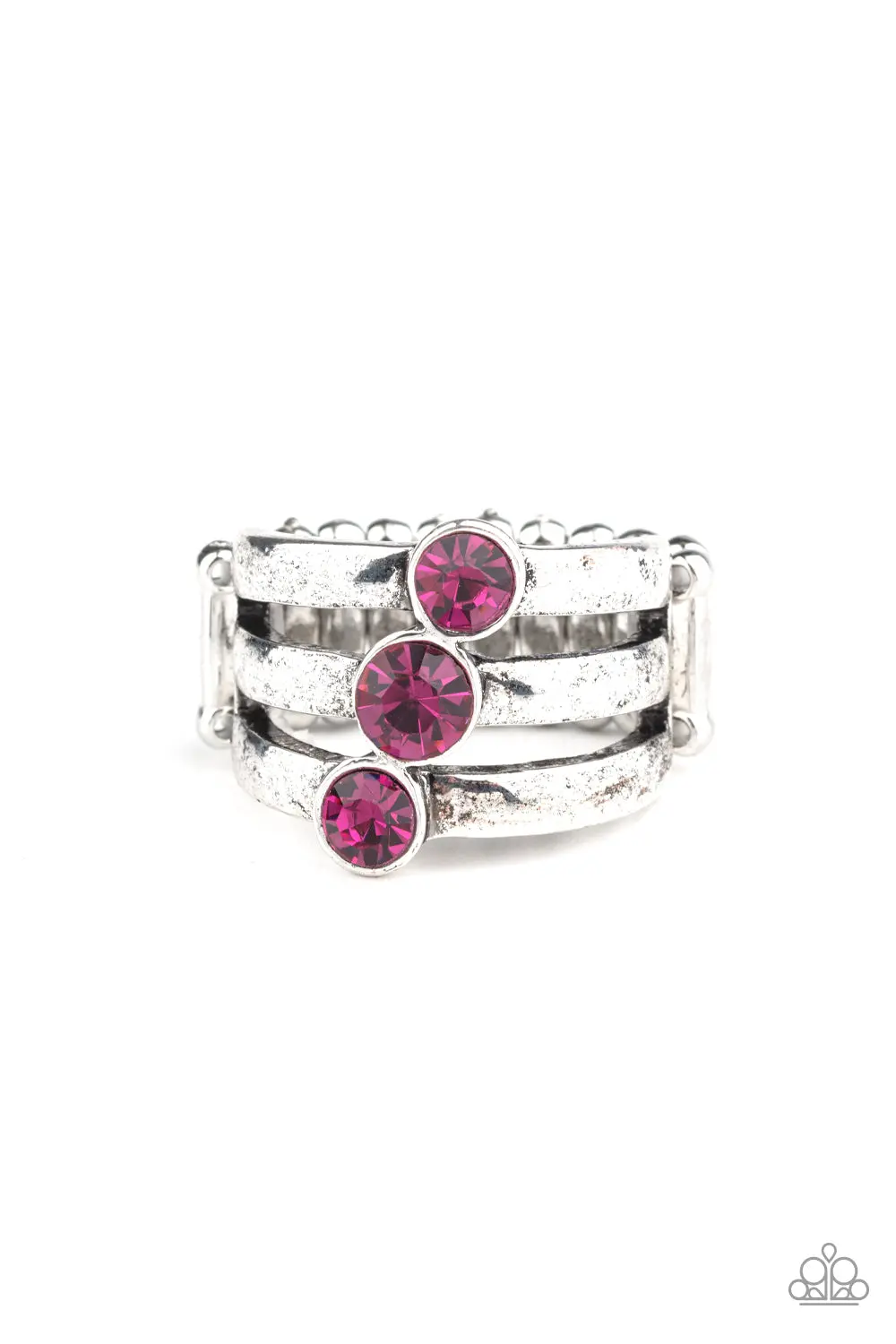 Paparazzi Triple The Twinkle - Pink 1
