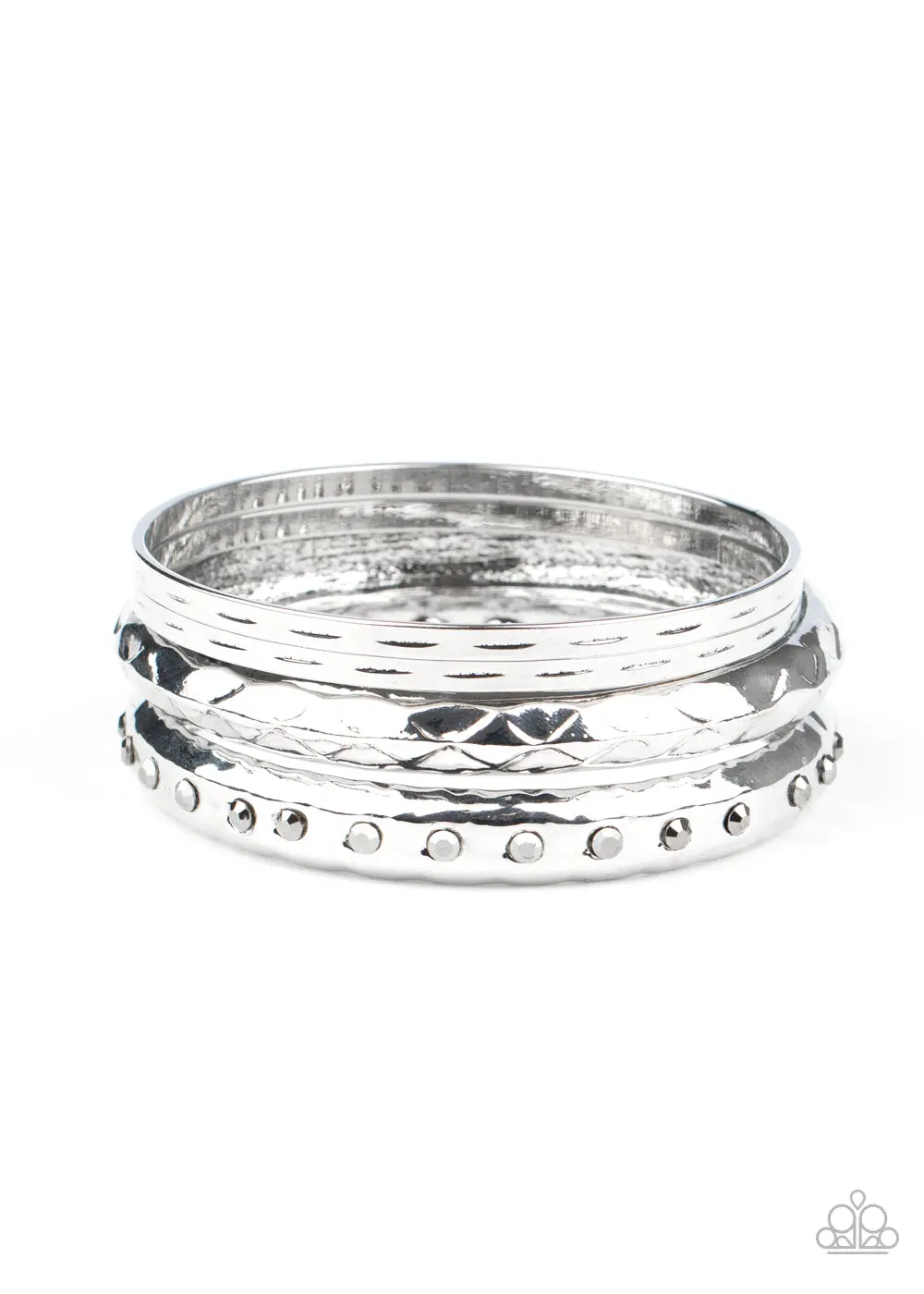 Revved Up Rhinestones - Silver 1