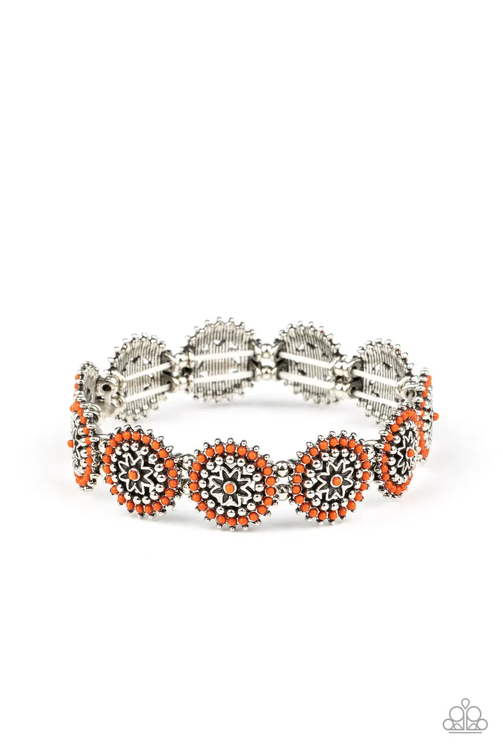 Bohemian Flowerbed - Orange 1