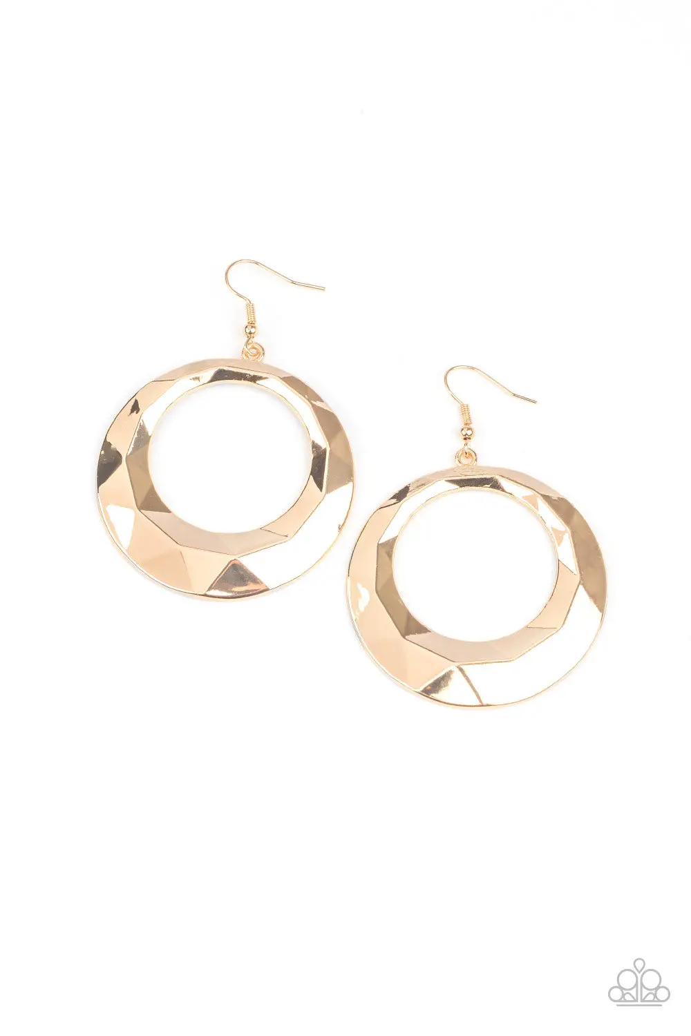 Paparazzi Fiercely Faceted - Gold 1
