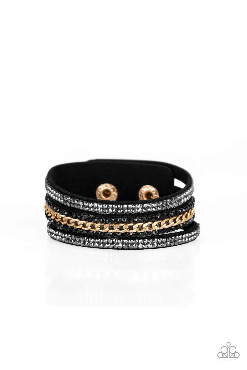 Paparazzi Rollin In Rhinestones - Black 1